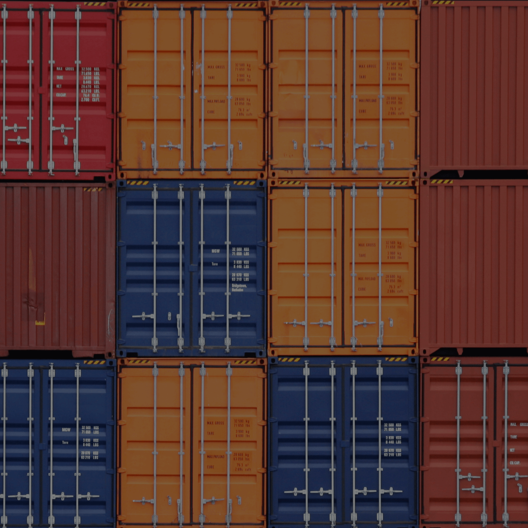 spedizione via terra container